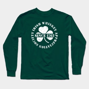 Irish Whiskey Drinking Club Long Sleeve T-Shirt